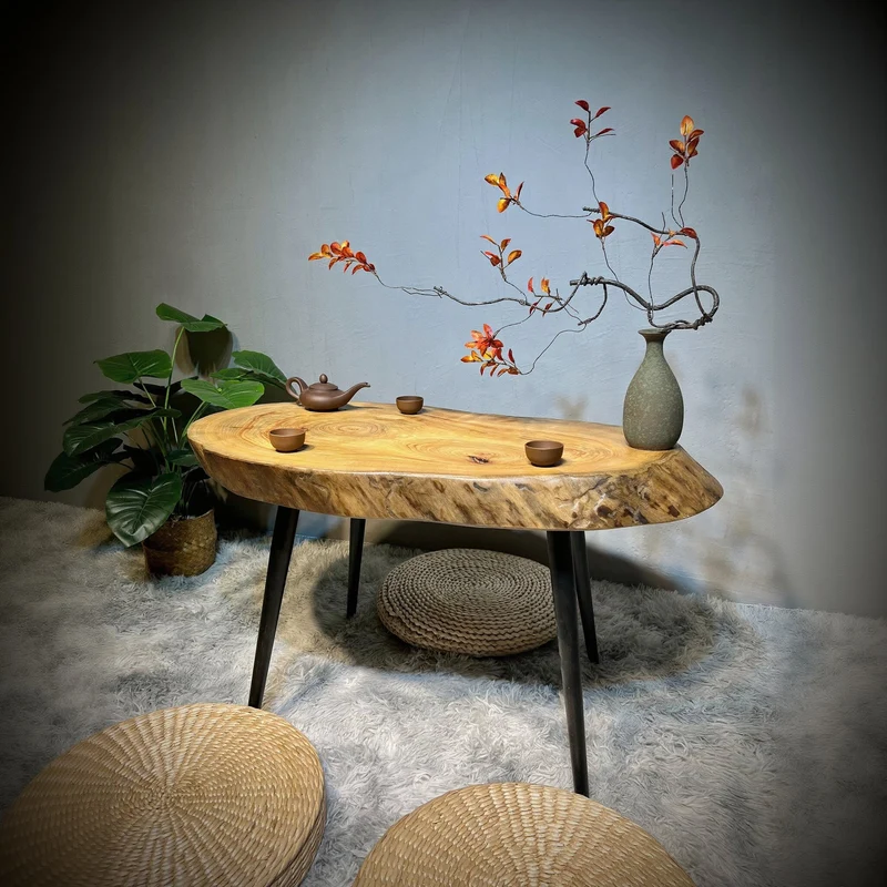 Horizon Oval Solid Wood Coffee Table