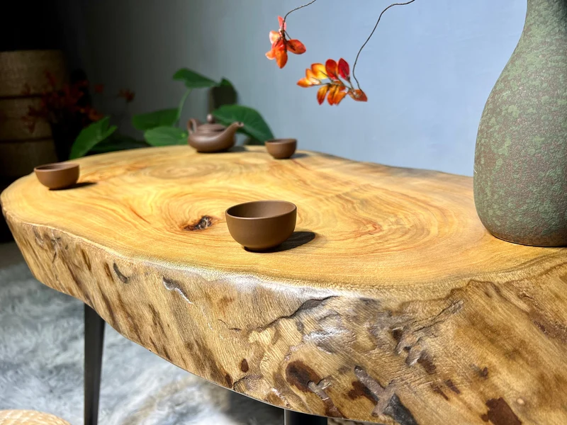 Horizon Oval Solid Wood Coffee Table