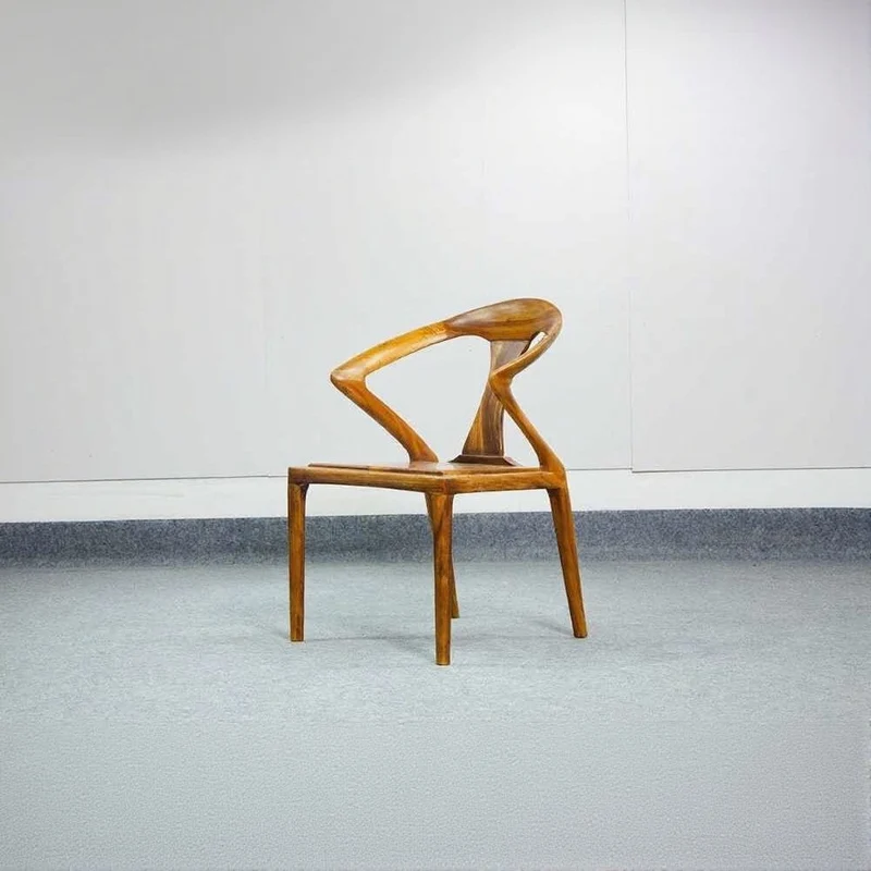 Harmonia South American Walnut Wood Butterfly Armchair