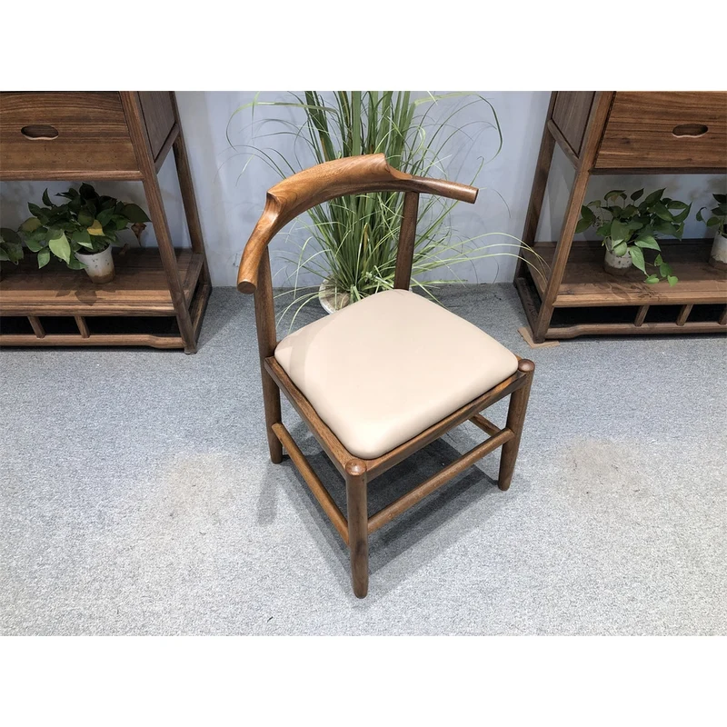 Epic Monkey Pod Wood Cow Horn Elbow Chair