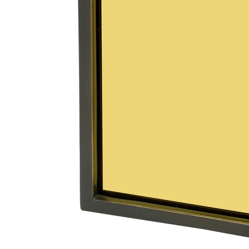 Espejo de pared entintado dorado Harvey