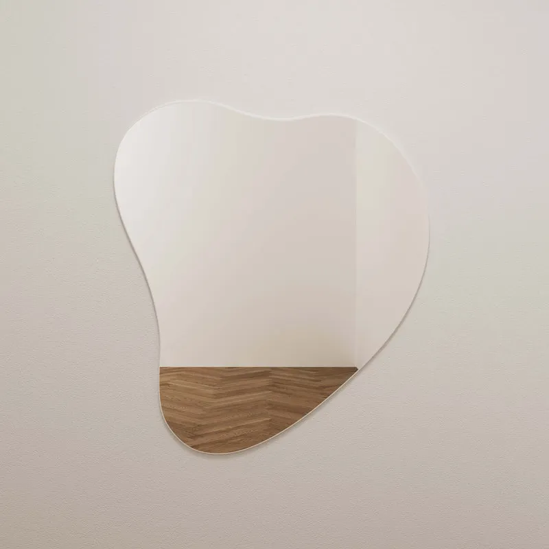 Espejo de pared LED en forma de lágrima Mónica