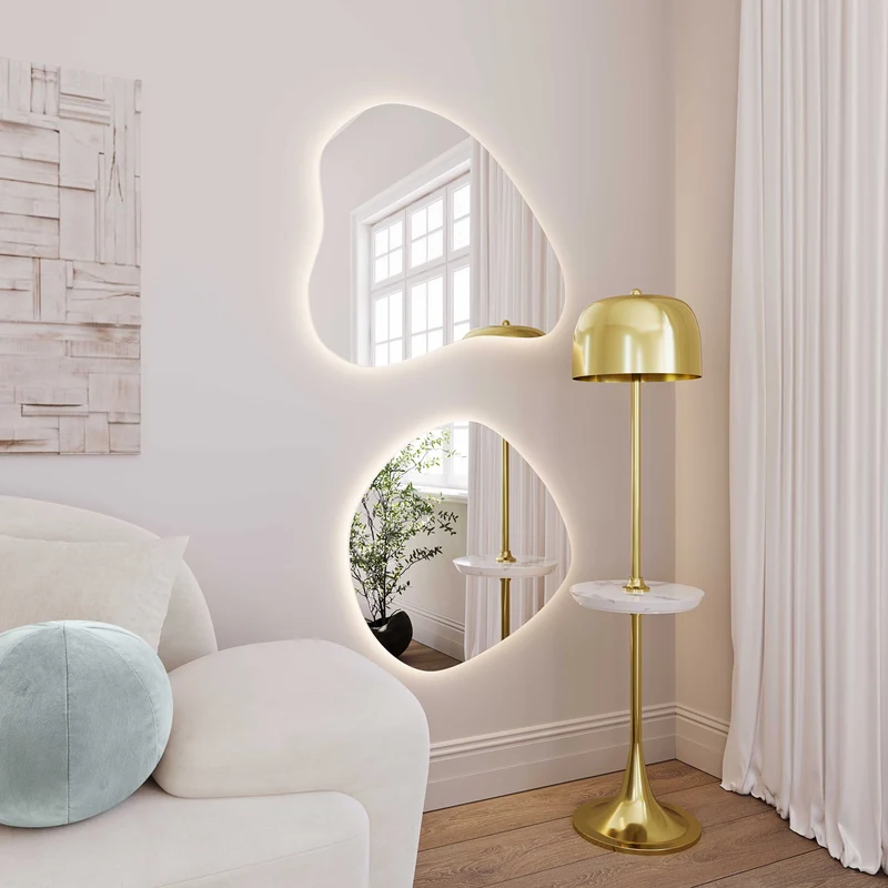 Espejo de pared LED Mónica