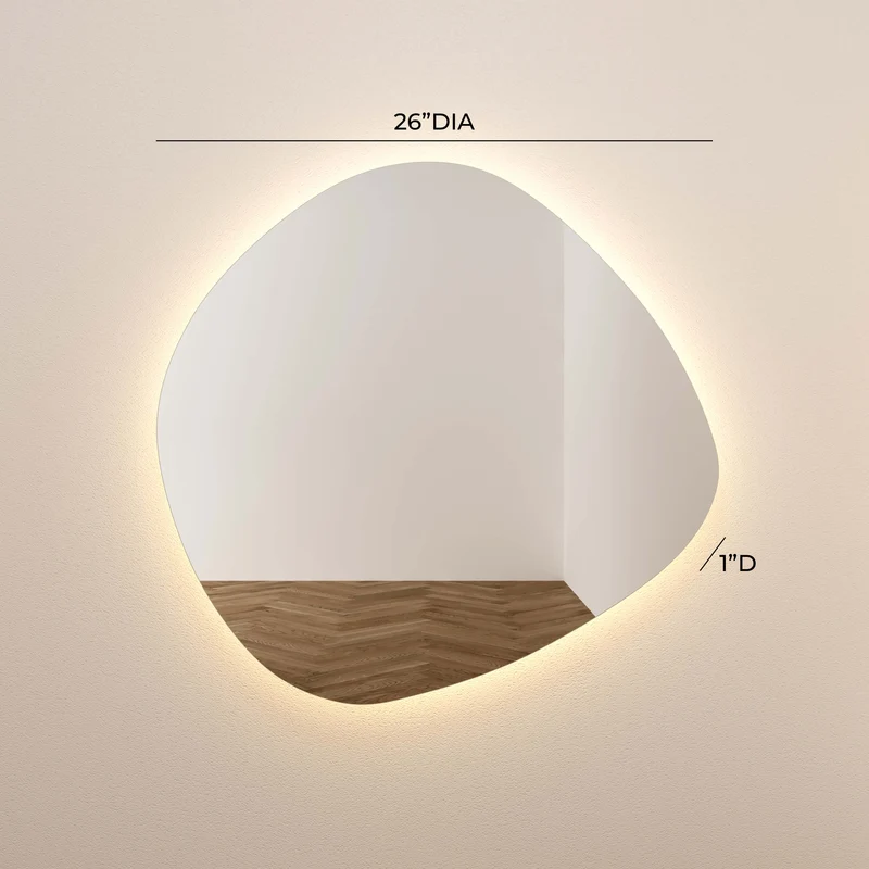 Espejo de pared LED Mónica