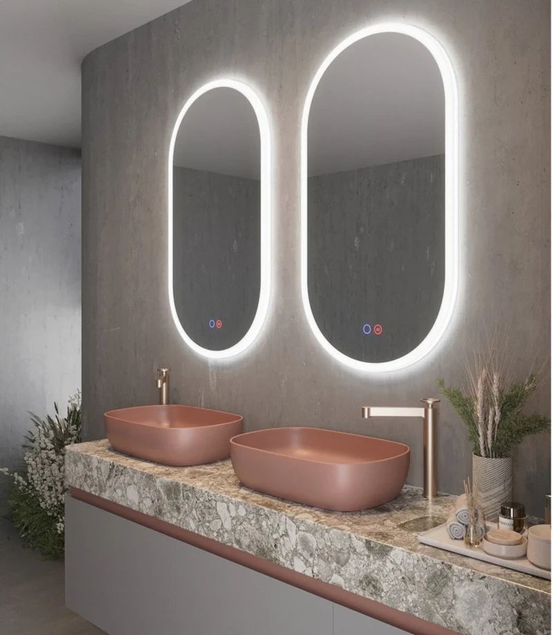 Espejo de baño led Eliptico CANADÁ de Ledimex