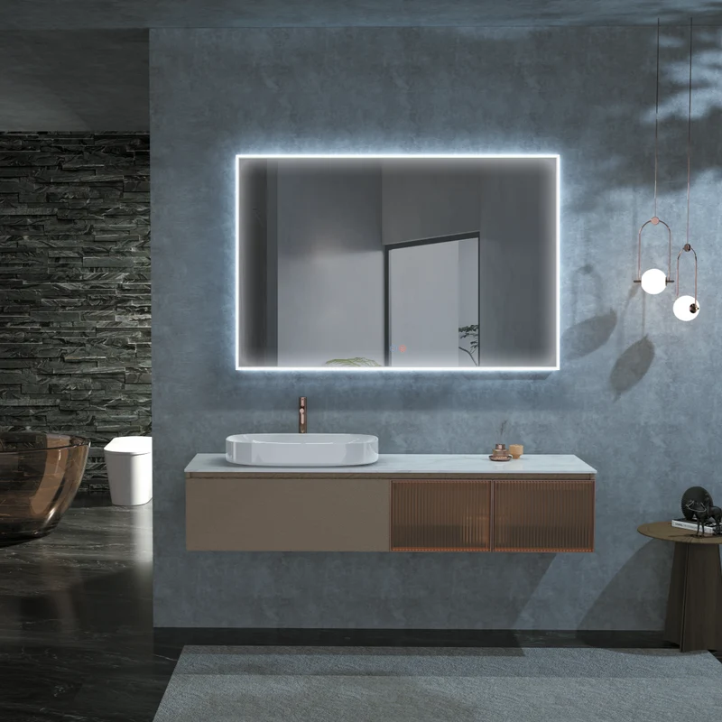 Espejo de baño Led Cuadrado BOSTON de Ledimex.