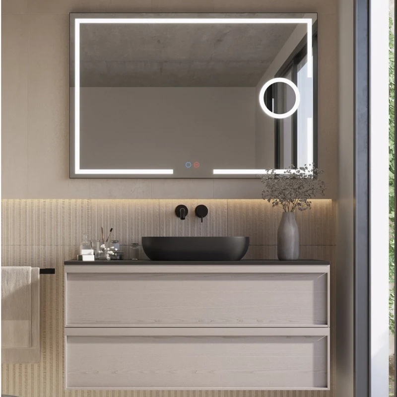 Espejo de baño Led Cuadrado MALTA de Ledimex