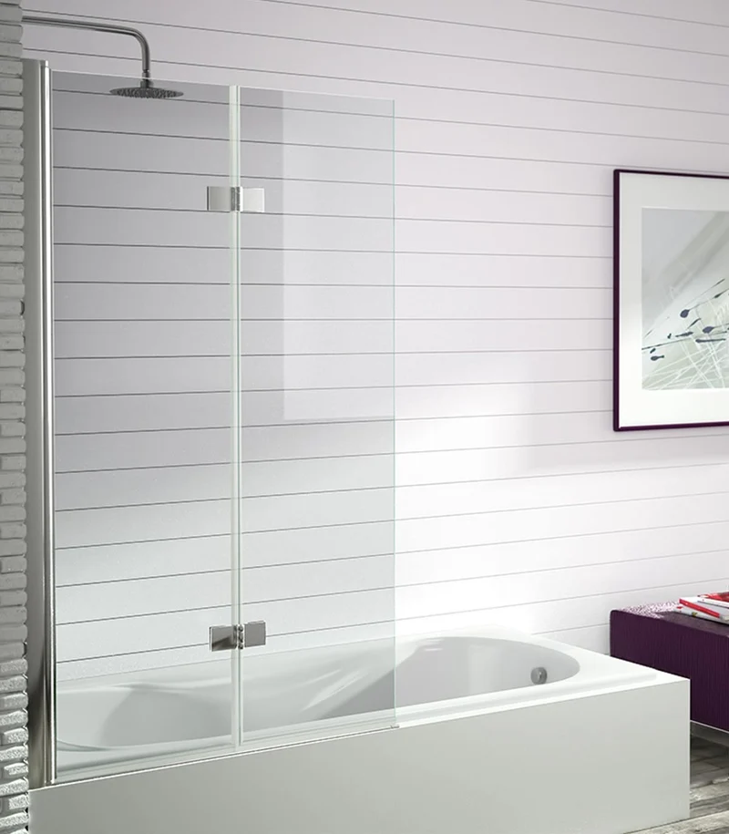 Mampara de bañera plegable 300 TR573 | 2 hojas abatibles | Sistema lifting | 90 cm | Antical Easy Clean