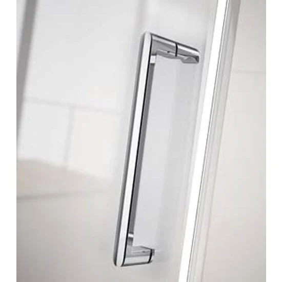 Mampara Frontal BEL-LA BL102. Fijo más Puerta Corredera con Opción de Lateral Fijo