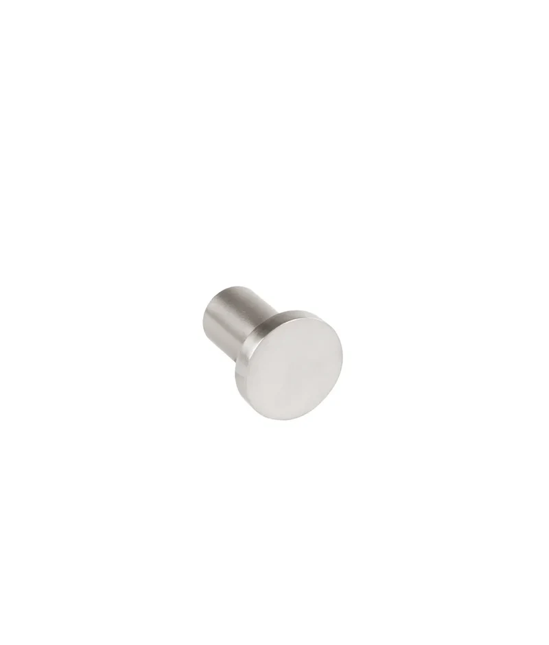 Percha para baño de latón con acabado de acero Max TRES