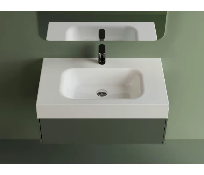 Lavabo HEBE Centrado de un Seno | OhMyShower