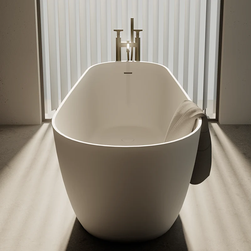 Bañera CORA de OhMyShower | Blanco Mate | 170x70x60 cm