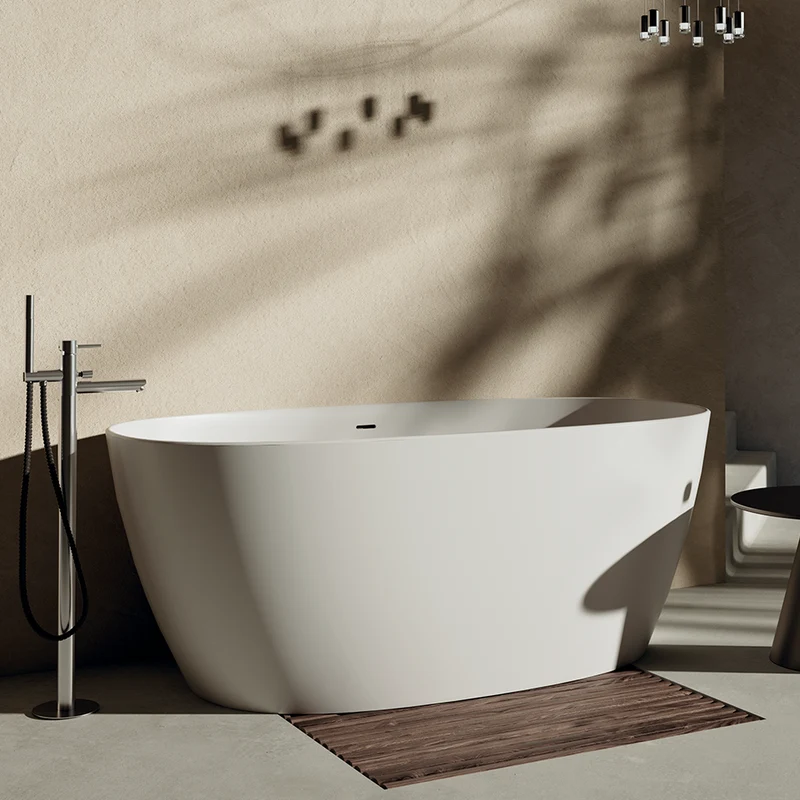 Bañera FREYA de OhMyShower | Blanco Mate | 160x78.7x61.5 cm