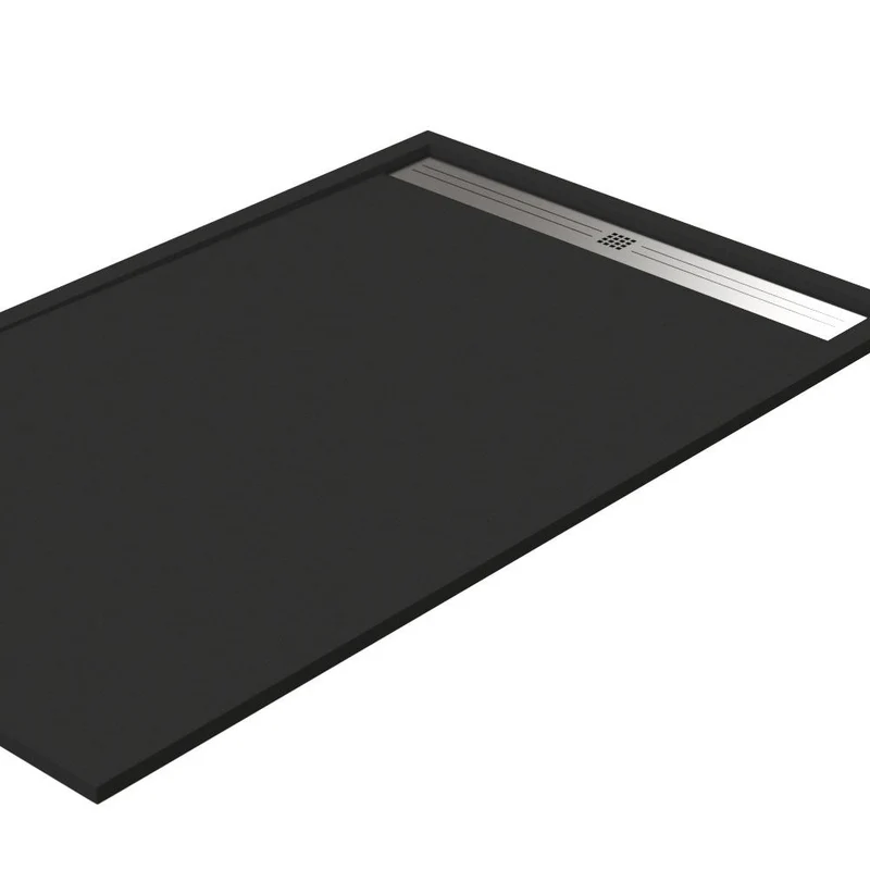 Plato de Ducha Semi Enmarcado STEEL. Resina en Carga Mineral y Gel Coat