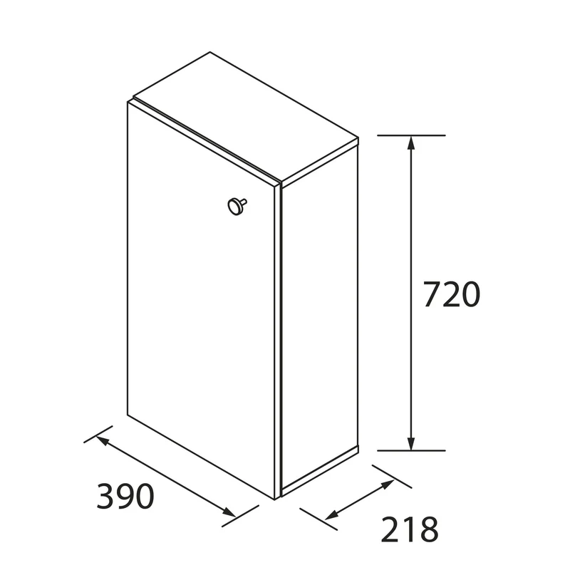Módulo Compacto MARVILLE de 1 Puerta (720x390x218mm)