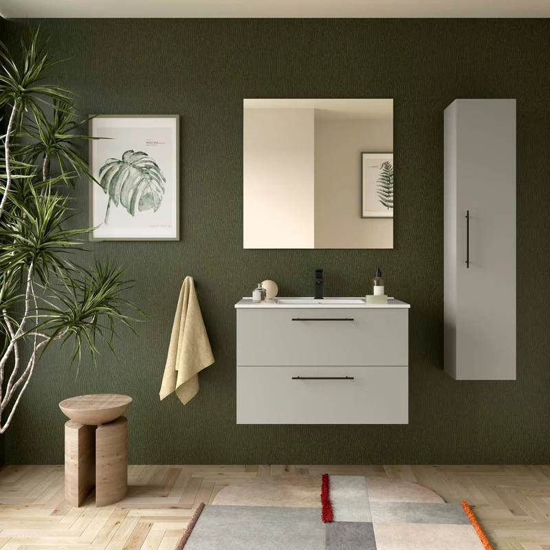 Conjunto SILANE de Salgar | Mueble + Lavabo | de 60 a 120cm