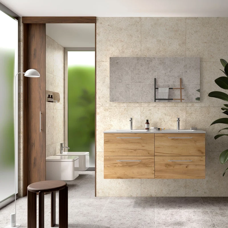 Conjunto SILANE de Salgar | Mueble + Lavabo | de 60 a 120cm