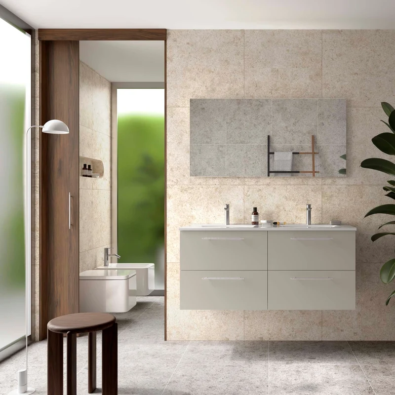 Conjunto SILANE de Salgar | Mueble + Lavabo | de 60 a 120cm