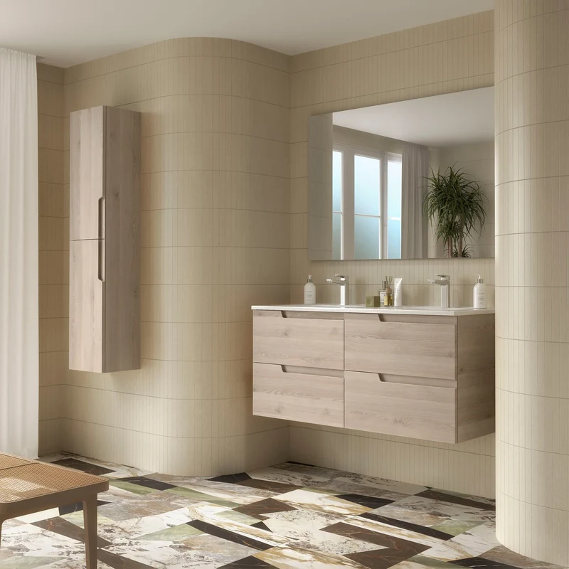 Conjunto VIMA, Mueble con Lavabo y Espejo de Salgar (de 60 a 120 cm)