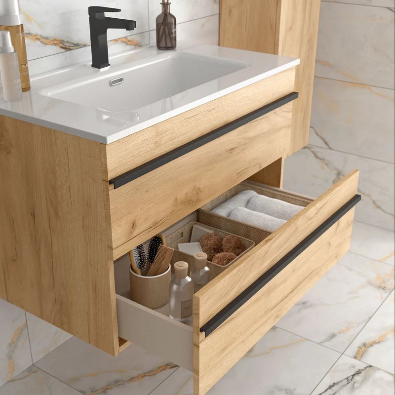 Mueble de Baño BORN con Lavabo Integrado de Salgar, (de 60cm a 160cm)