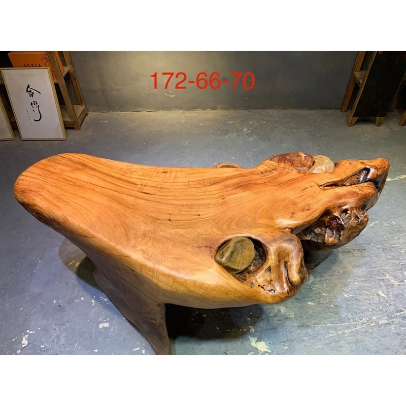 Fusion Unique Camphor Solid Wood Coffee Table