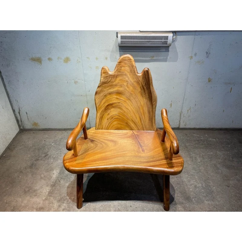 Adirondack Monkey Pod Wood Chair