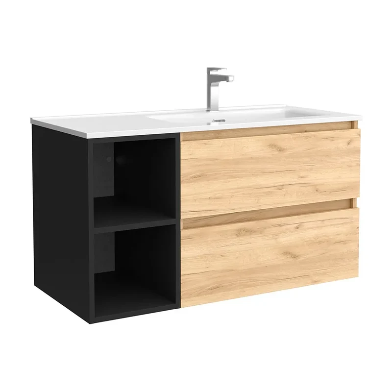 Mueble de Baño Salgar Bequia Negro Mate