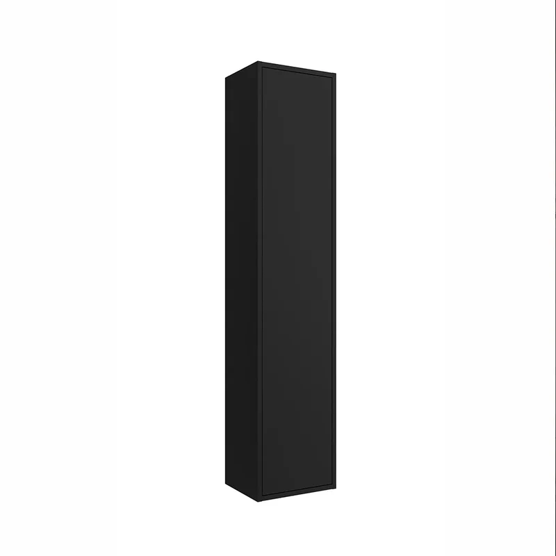 Mueble de Baño Suspendido con Encimera y 2 Cajones Salgar Optimus Negro