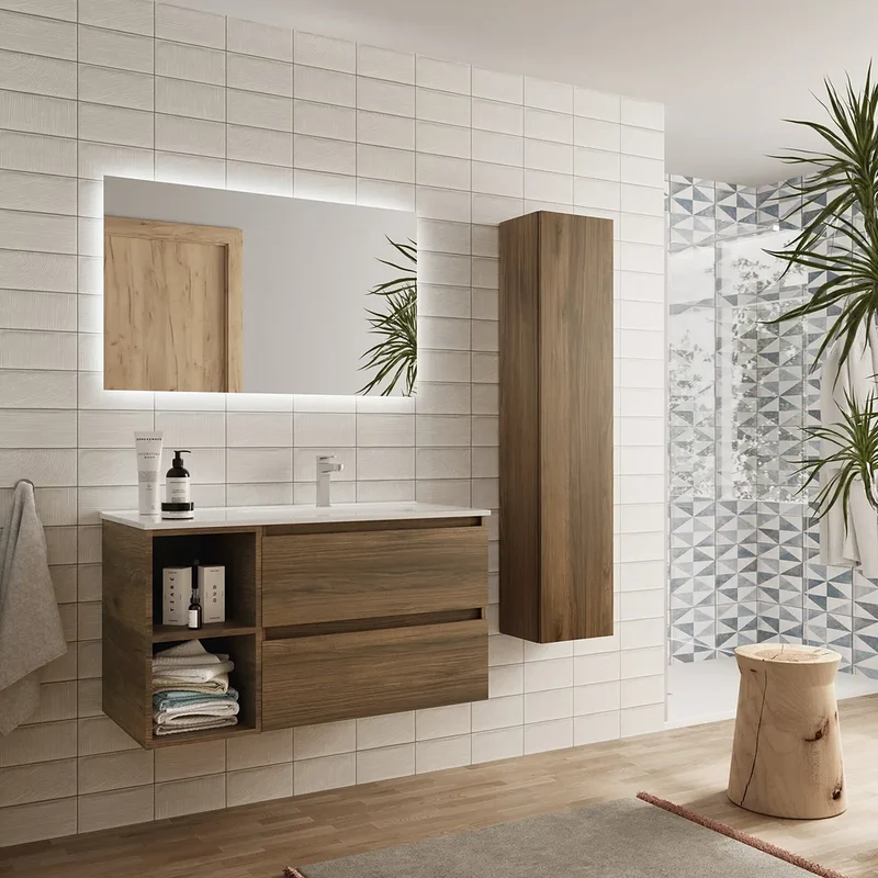 Mueble de Baño con Lavabo Salgar Bequia Plus 90 cm