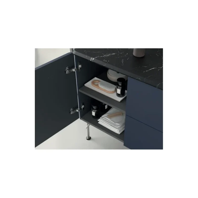 Mueble de Baño con Patas Lavabo sobre Encimera Salgar Uniiq 120 cm