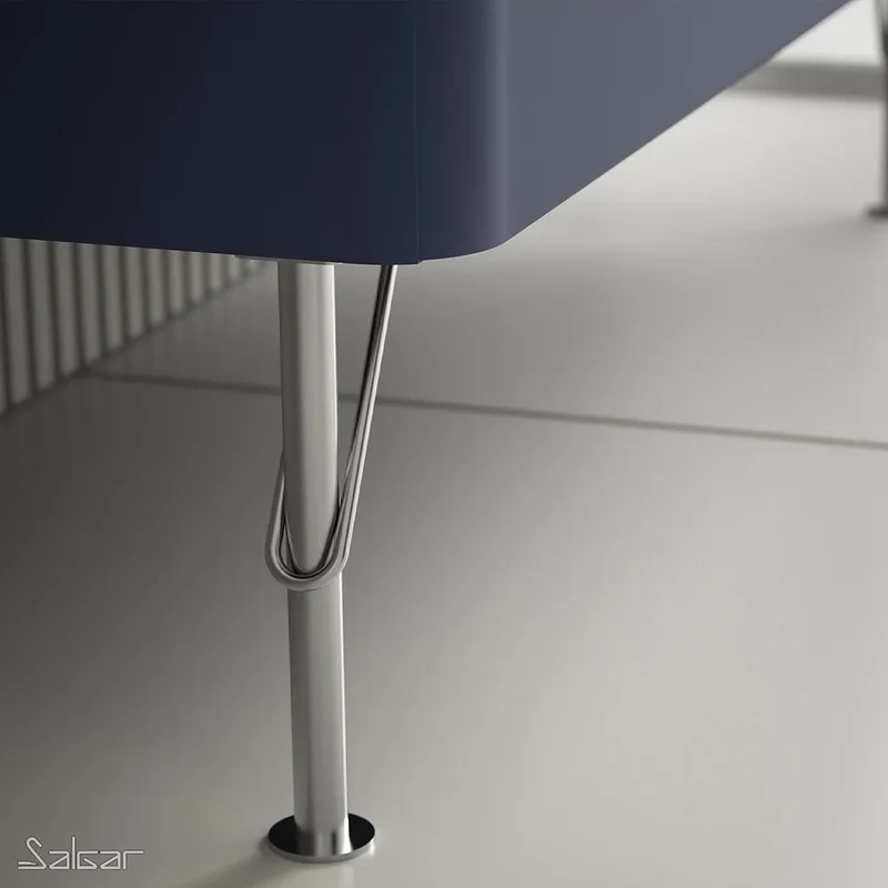 Mueble de Baño con Patas Lavabo sobre Encimera Salgar Uniiq 120 cm