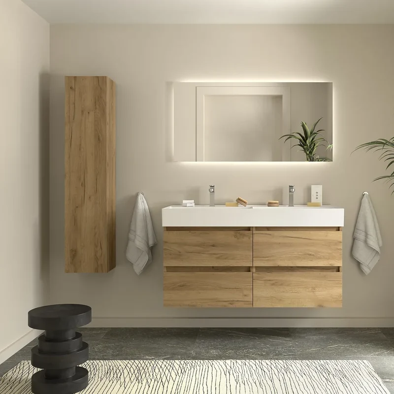 Mueble de Baño con Lavabo Salgar Bequia 100 cm