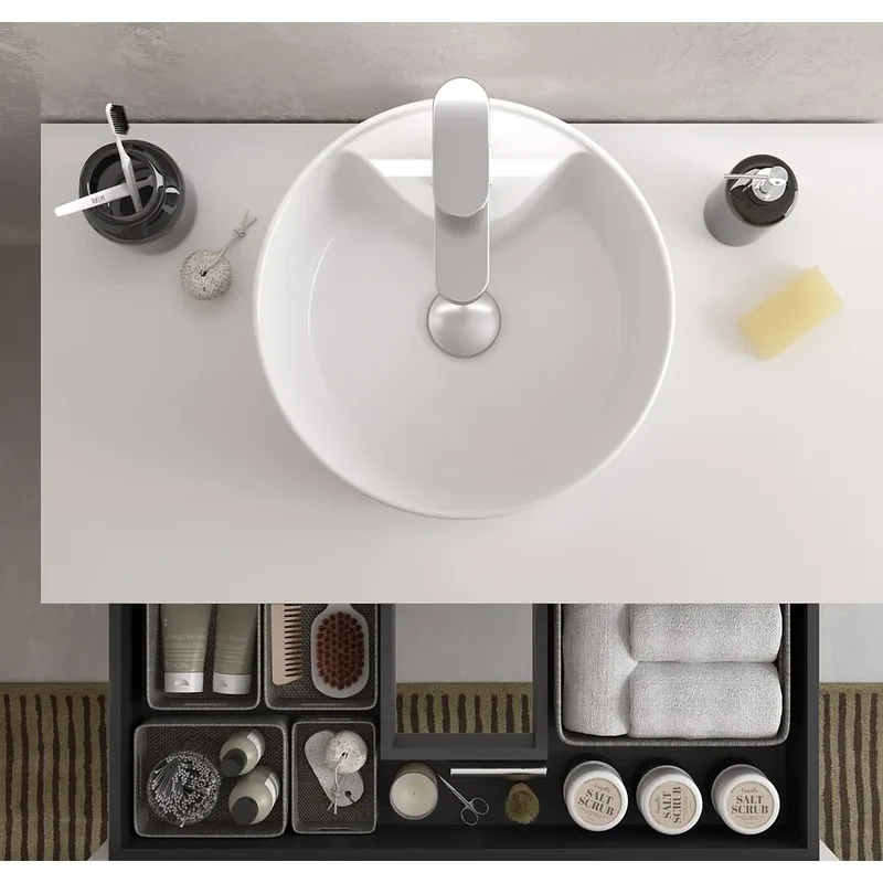 Mueble de Baño 4 Cajones Salgar Bequia Blanco Mate