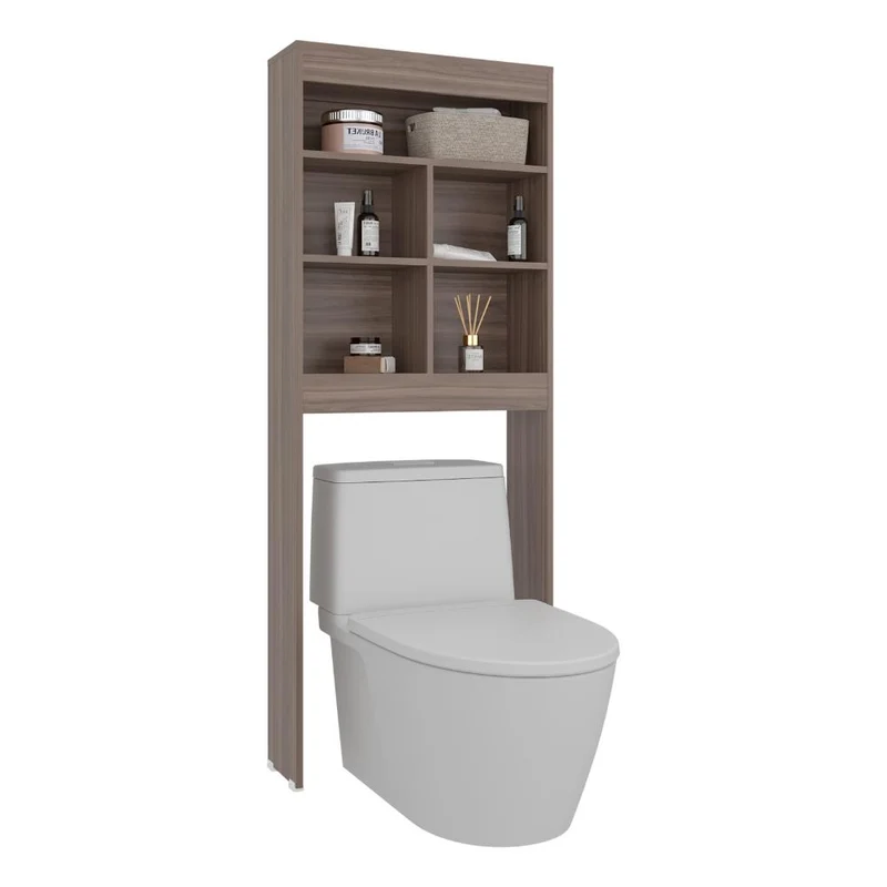 Gabinete de Baño Bristol 20, Avellana, Amplios Espacios para Colocar Objetos Decorativos