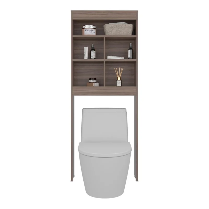 Gabinete de Baño Bristol 20, Avellana, Amplios Espacios para Colocar Objetos Decorativos