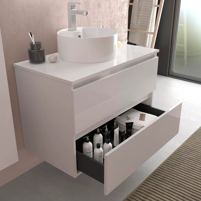 Mueble de Baño BEQUIA con Encimera | Atemporal y Versátil