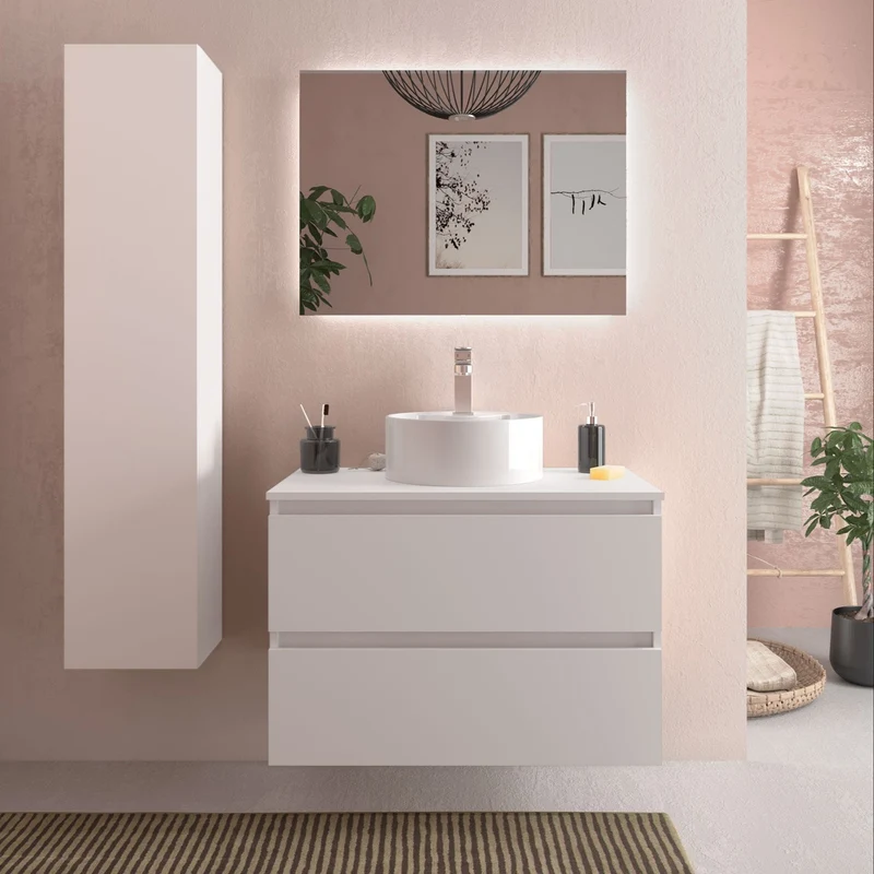 Mueble de Baño BEQUIA con Encimera | Atemporal y Versátil