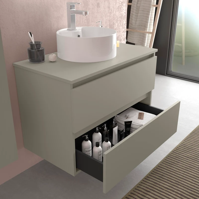 Mueble de Baño BEQUIA con Encimera | Atemporal y Versátil