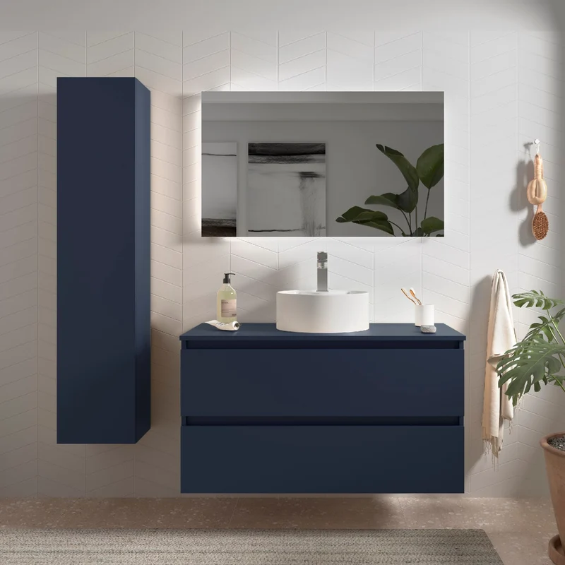 Mueble de Baño BEQUIA con Encimera | Atemporal y Versátil