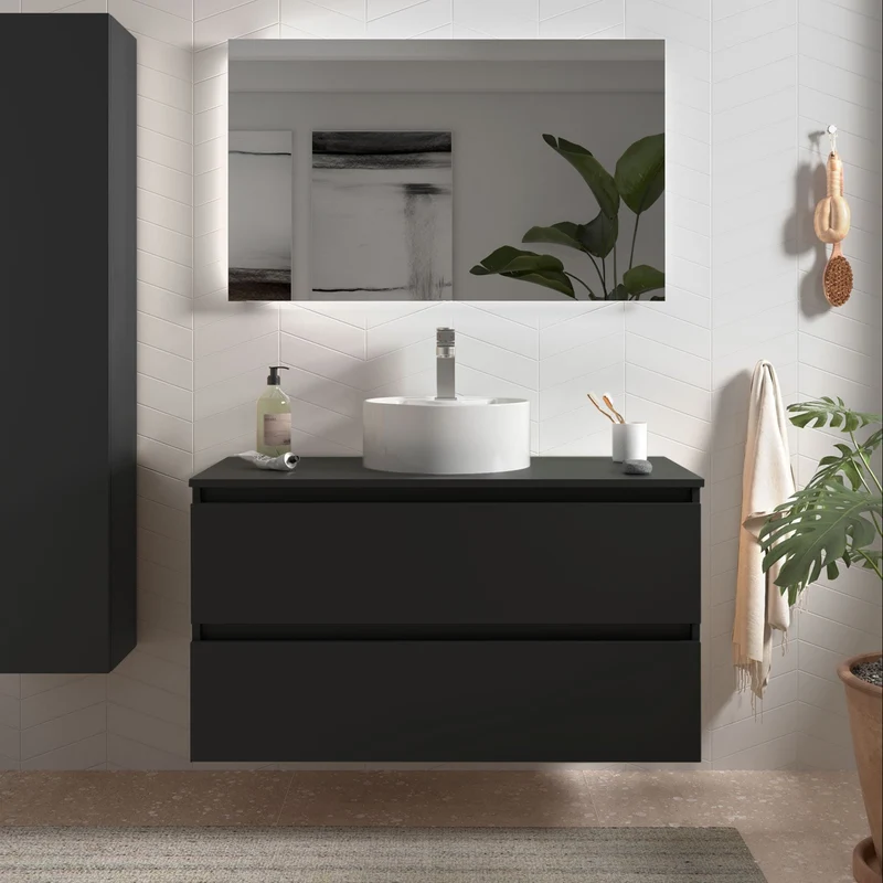 Mueble de Baño BEQUIA con Encimera | Atemporal y Versátil