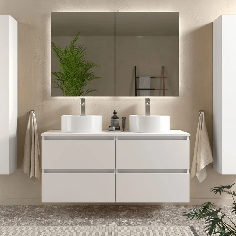 Mueble de Baño BEQUIA con Encimera | Atemporal y Versátil