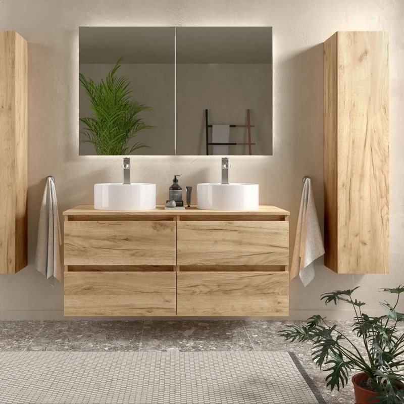 Mueble de Baño BEQUIA con Encimera | Atemporal y Versátil