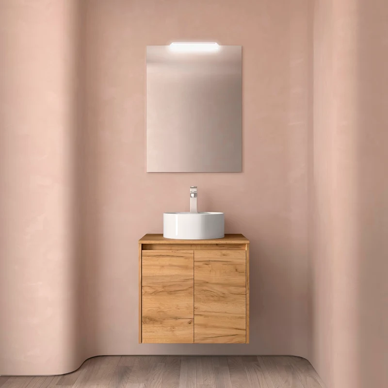Mueble Baño NOJA 2 Puertas + Encimera | 5 Medidas + 10 Acabados