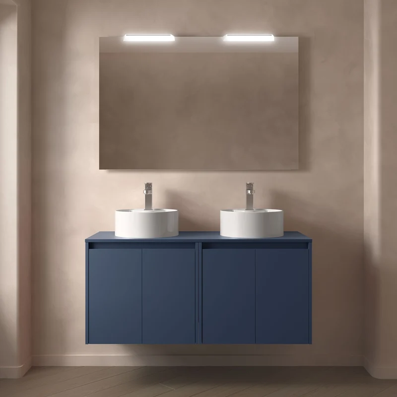 Mueble Baño NOJA 2 Puertas + Encimera | 5 Medidas + 10 Acabados