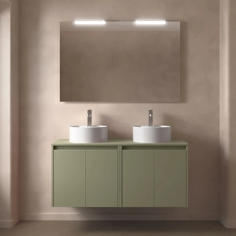 Mueble Baño NOJA 2 Puertas + Encimera | 5 Medidas + 10 Acabados