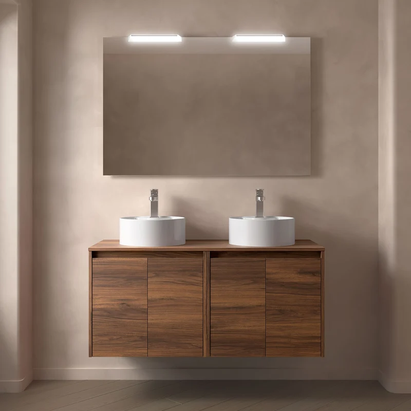 Mueble Baño NOJA 2 Puertas + Encimera | 5 Medidas + 10 Acabados