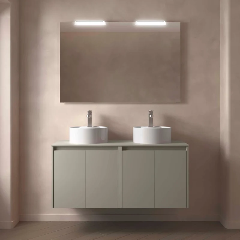 Mueble Baño NOJA 2 Puertas + Encimera | 5 Medidas + 10 Acabados