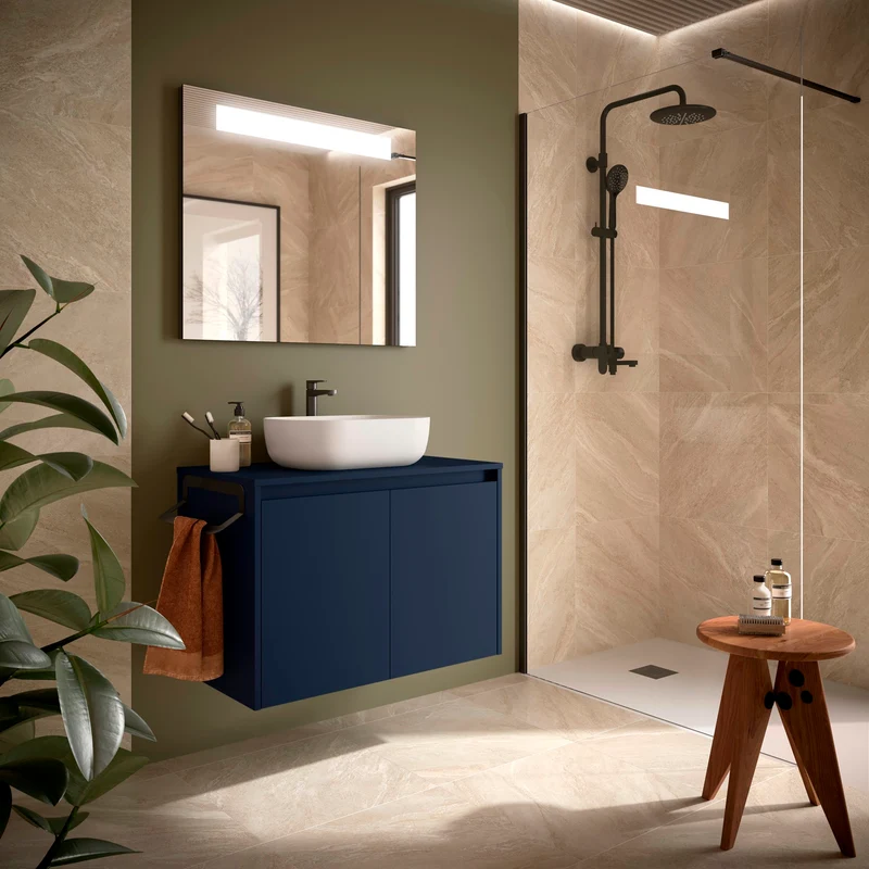 Mueble Baño NOJA 2 Puertas + Encimera | 5 Medidas + 10 Acabados