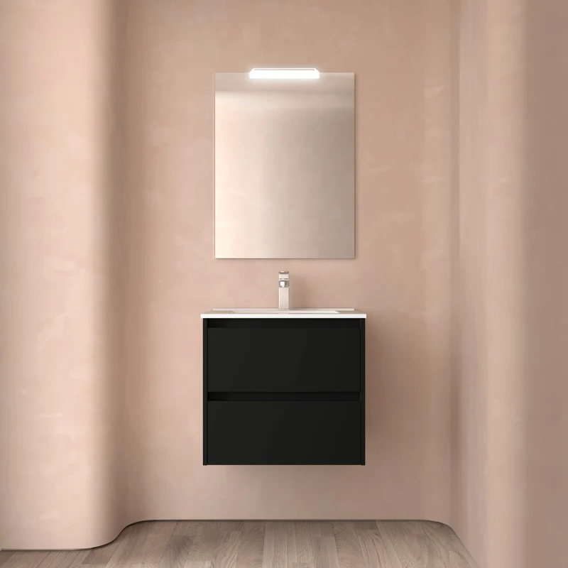 Mueble Baño NOJA 2 Cajones + Lavabo Integrado | De 60 a 140cm en 10 Acabados Premium