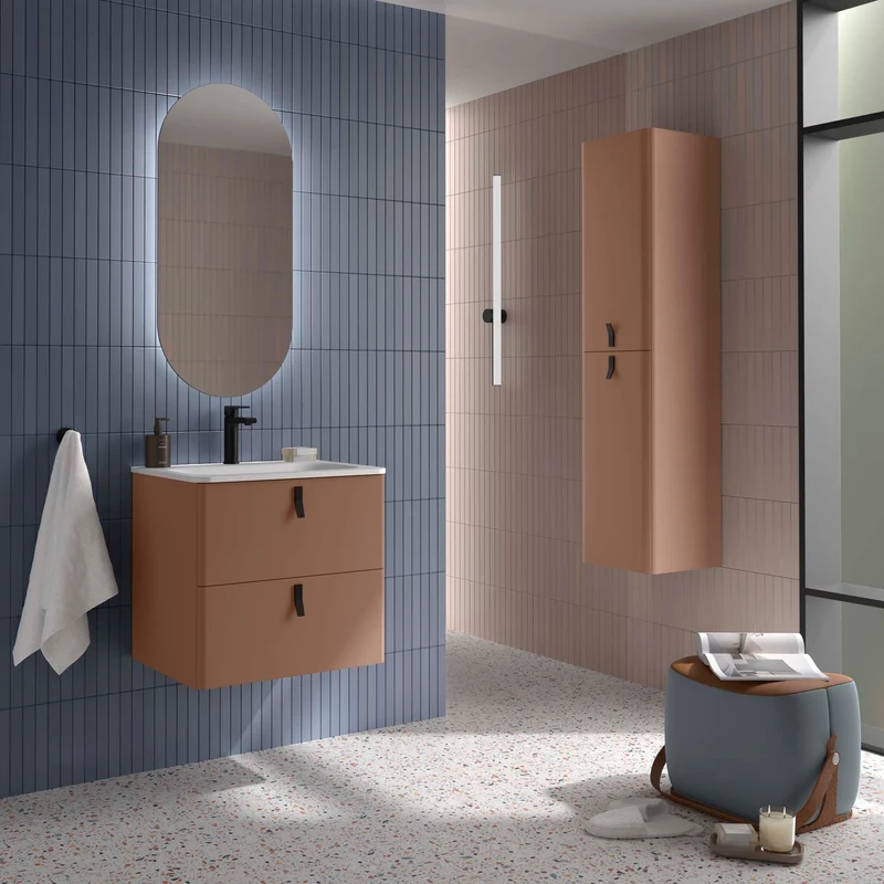 Mueble de baño UNIIQ 2 cajones + Lavabo